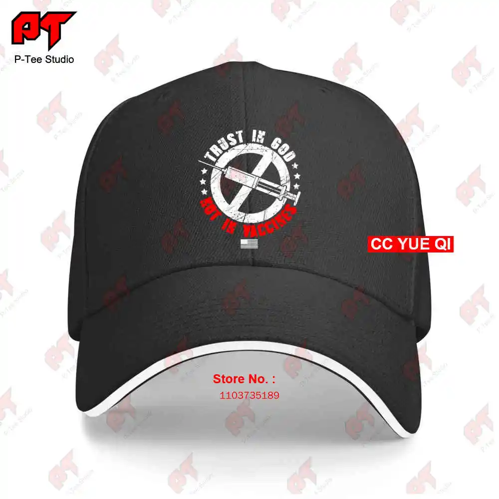 Trust In God Not In Vaccine Baseball Caps Truck Cap 9J7C