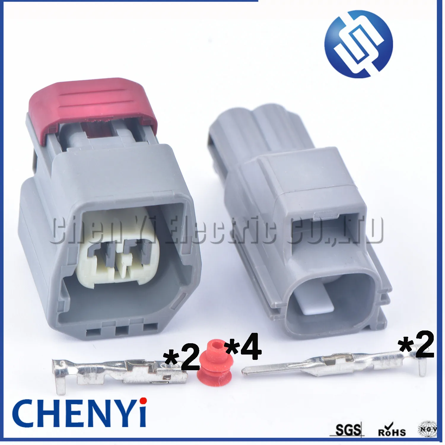 1 set 2 Pin auto electric connector plug waterproof wiring harness female male connector 7283-5558-30 7283-5558-10 7282-5558-10