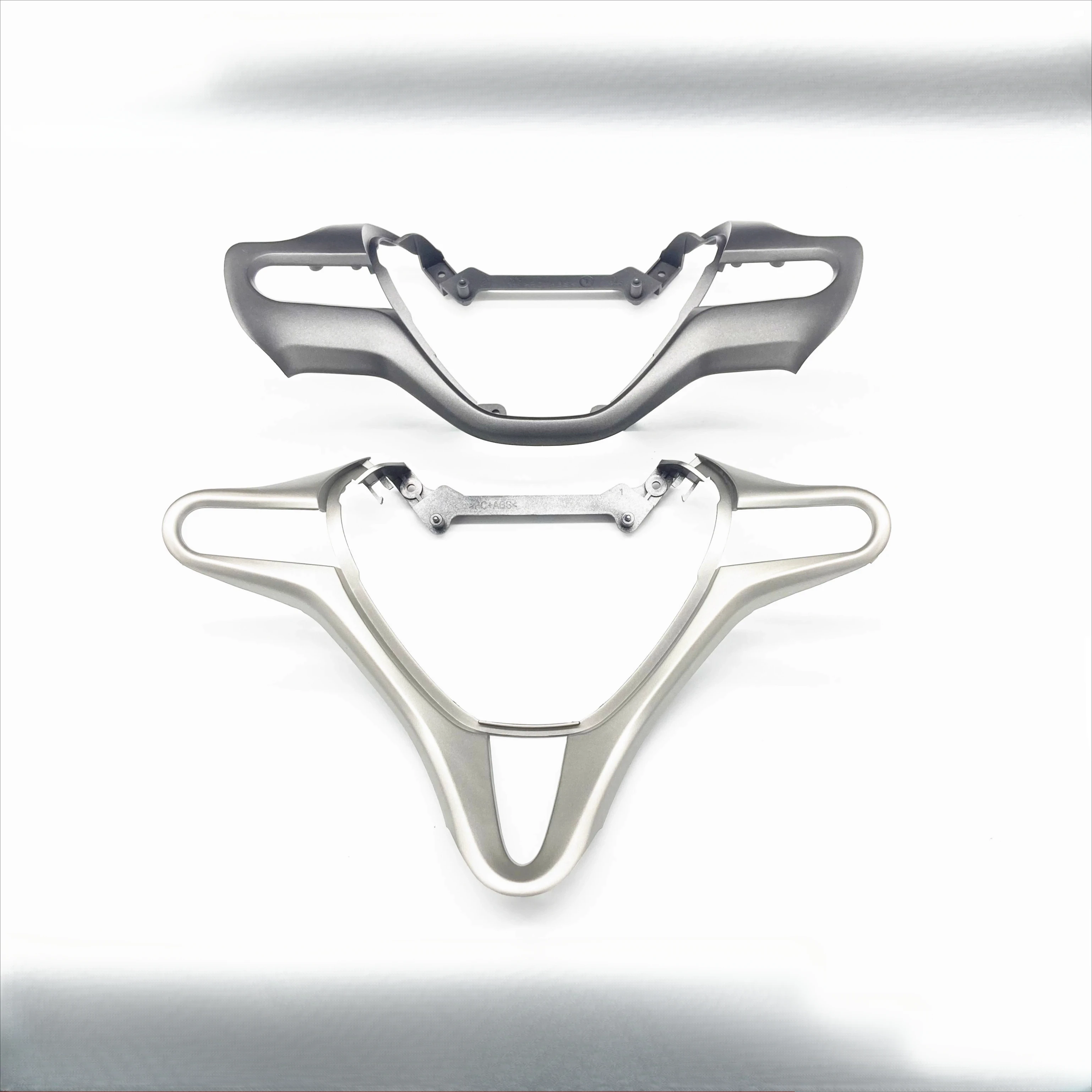 

1pcs For Honda 06-11 Civic Steering Wheel Trim Strip Silver Trim Button Bezel
