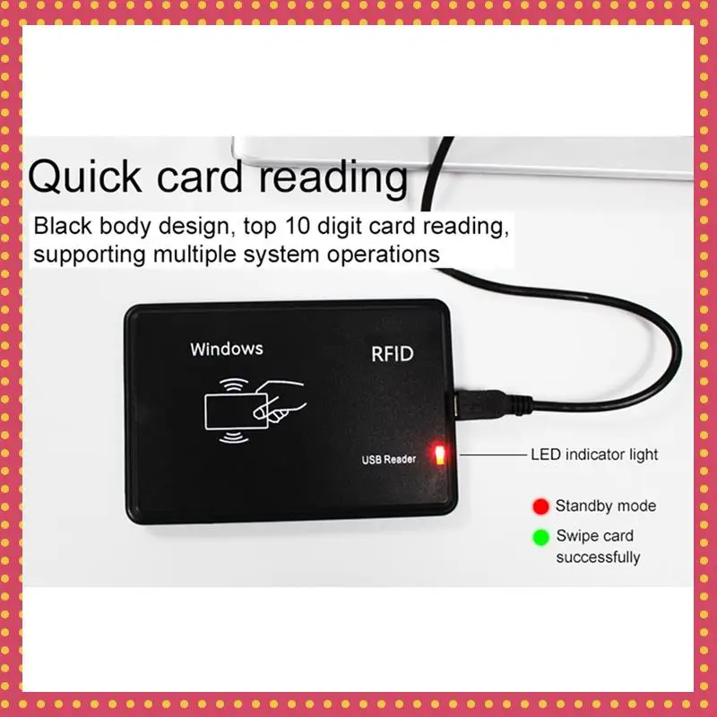 

B74A 2X RFID-считыватель смарт-карт с USB-портом, IC-карта 13,56 МГц, бесконтактная чувствительность, поддержка оконной системы Linux