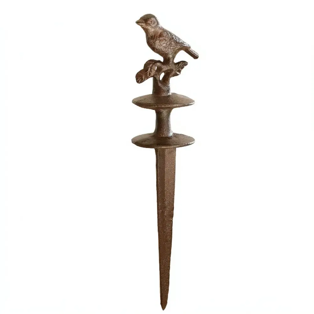 Creative Cast Iron Bird Hose Guide Stake Decorative Garden Lawn Water Pipe Protector Retro Style Outdoor Patio Ornament Gift