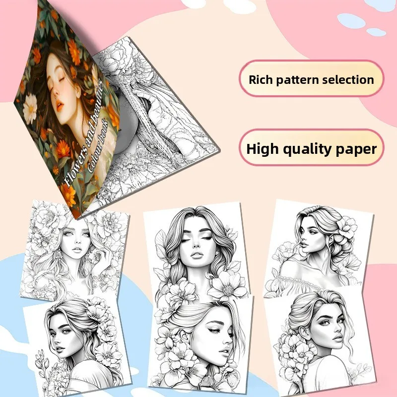 Coloring Book Coloring Based on The Coloring Book Adult Painting Book Coloring Book Thickening and Decompression