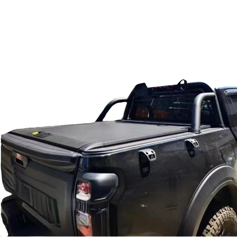 Hot Selling Retractable Aluminum Alloy Hard Pickup Tonneau Cover Off Road Use Exterior Modification Accessories