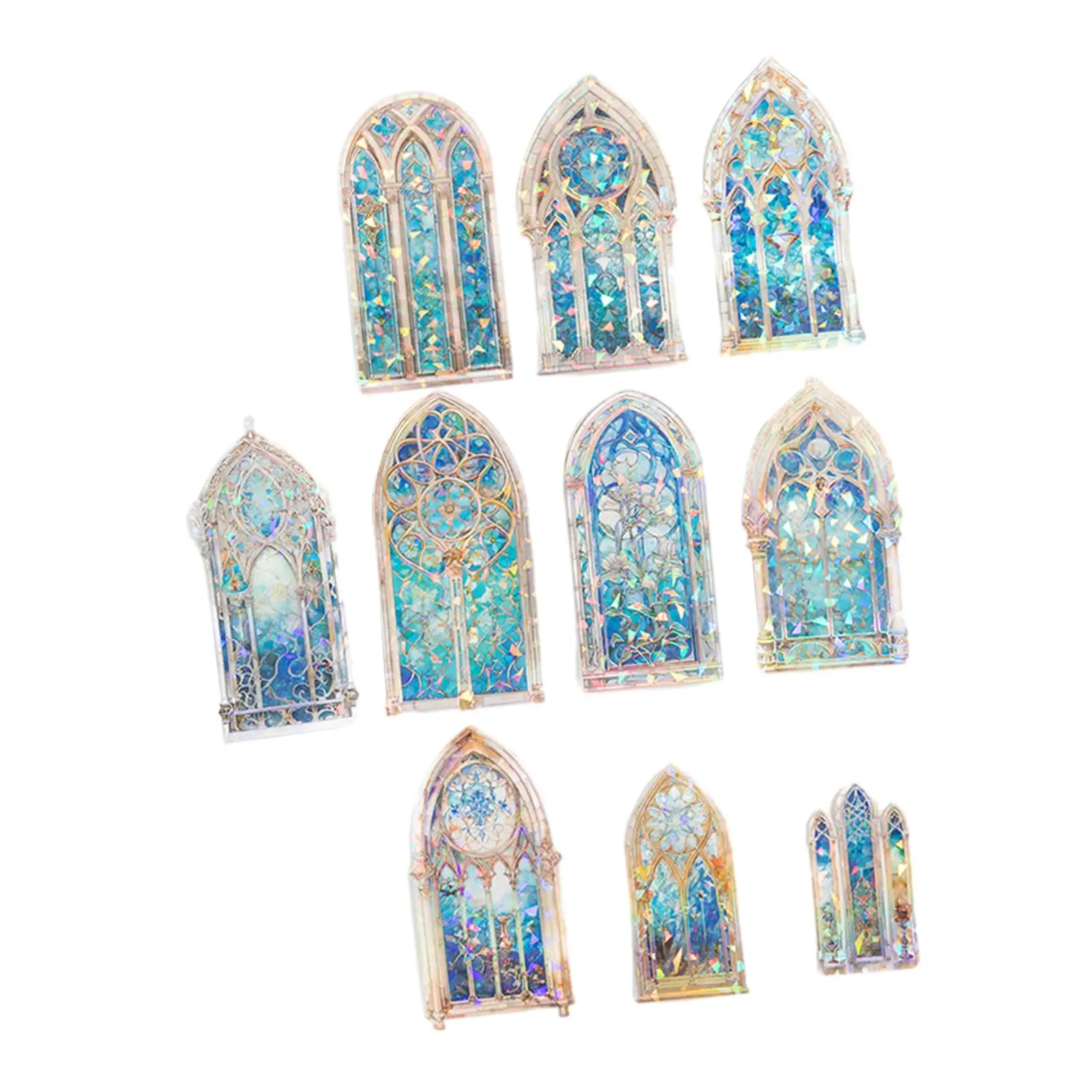 10 Pieces Handbook Stickers DIY Decorative Diary Sticker for Journal Planner