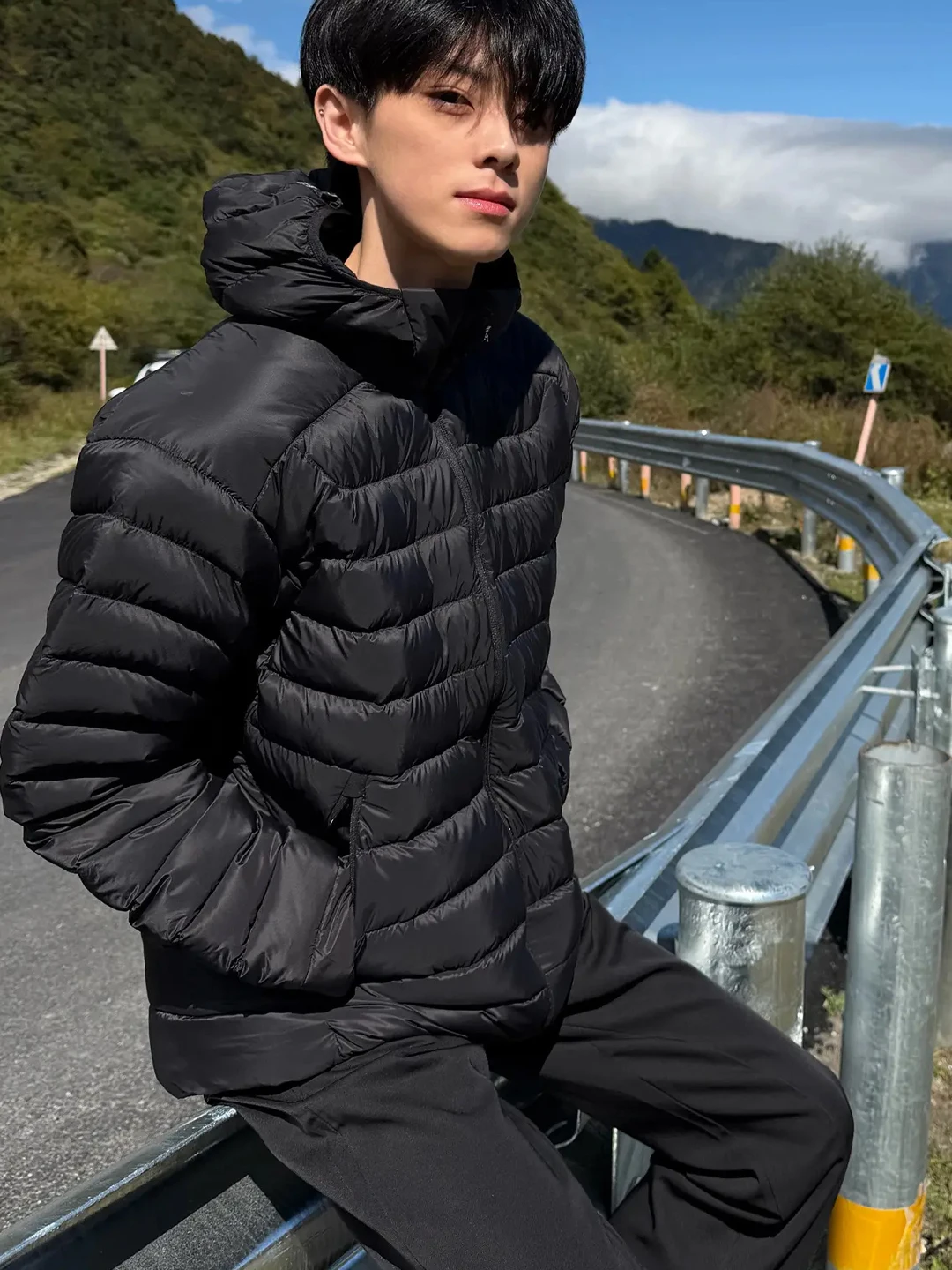 

Men's Autumn Winter Thiened Warm ort Jaet Hooded Casual Sle ular Brand Unique Design Cotton Coat for Youth