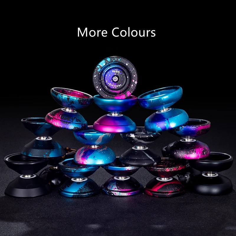 New Professional Butterfly Yoyo Metal Alloy Aluminum with KK Bearing High-Speed Classic Yo-Yo Toy for All Ages