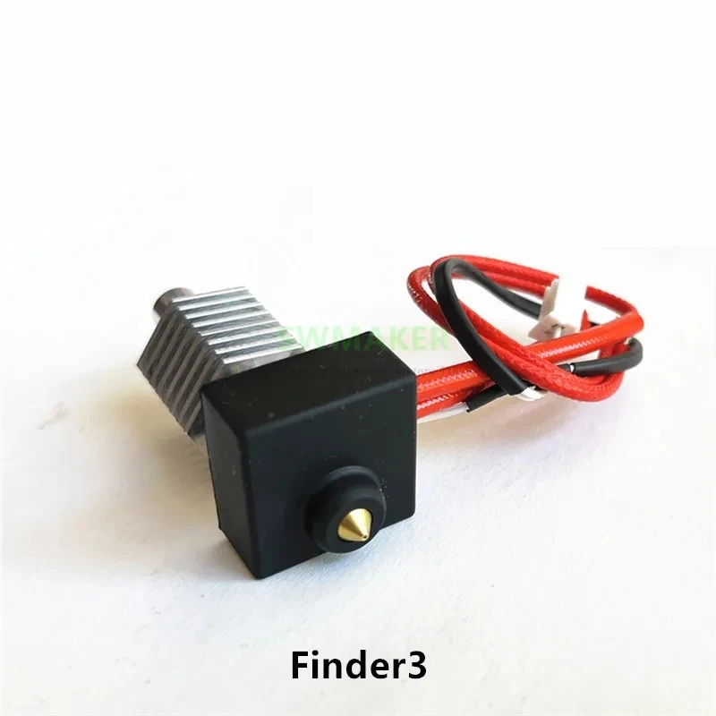 24V ASSEMBLY FLASHFORGE FINDER 3 EXTRUDER HOT End KIT With Block Silicone Sock