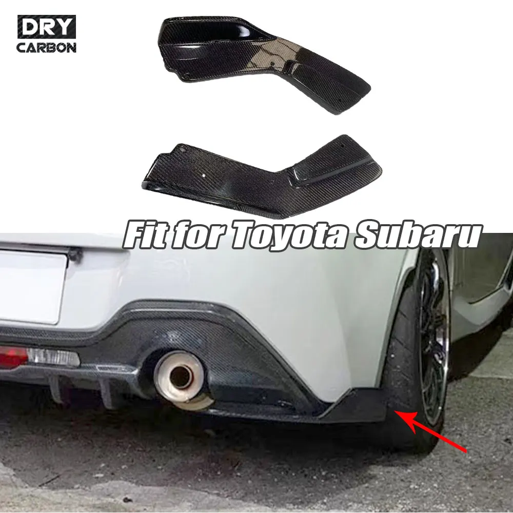 

Carbon Fiber for Toyota GR86 Subaru BRZ 2022 2023 Rear Splitters FRP Car Styling Accessories Body Kits Rear Flaps Apron