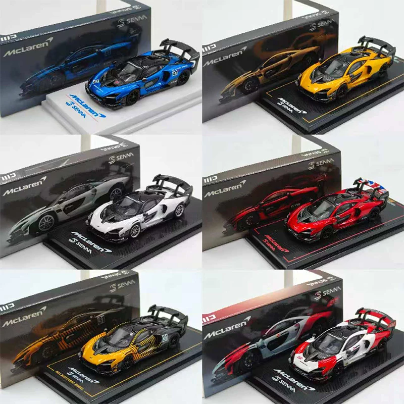 Масштабная-модель-автомобиля-cm-1-64-senna-gtr-из-сплава-коллекционная-декоративная-игрушка-подарок-сувенир-для-демонстрации