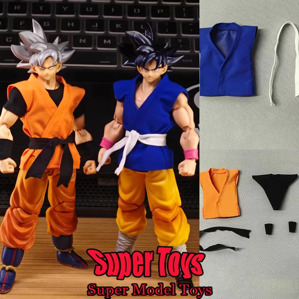 

1/12 Scale Male Soldier Clothes Set Dragon Ball Kakarotto Martial Arts Costume Full Set 6-inches Action Figure Model Doll