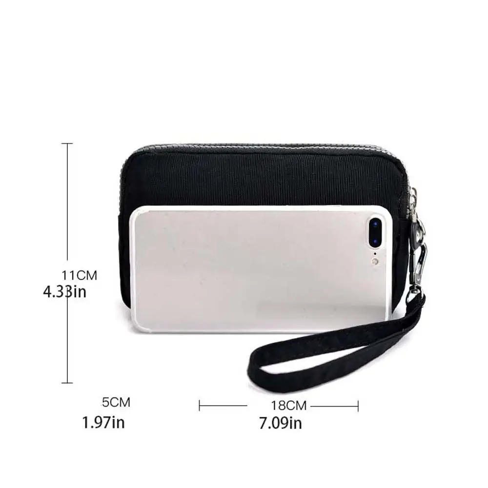 Модный трехслойный кошелек с буквенным принтом, кошелек в звездную полоску с цветком, водонепроницаемая сумка в корейском стиле, простая сумка для денег для покупок