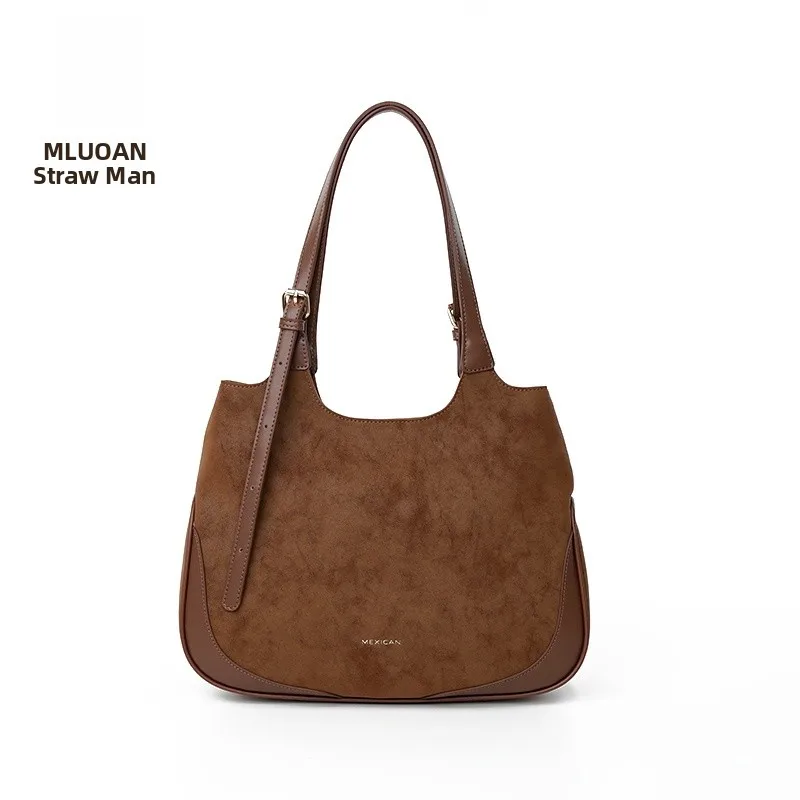 fashionable-straw-woman's-tote-bag-single-shoulder-handbag-simple-style-commuter-bag-mom-bag-retro-style-casual-leisure-wind