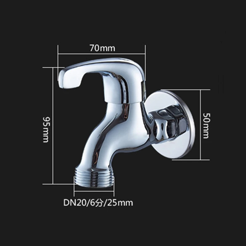 1PC High Quality Solid Brass Washing Machine Faucet Outdoor Garden Faucet 1/2\