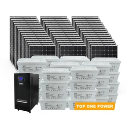 完全な家庭用太陽光発電システム,10kW,15kW,20kW,25kW,30kw,ハイブリッドソーラーシステム