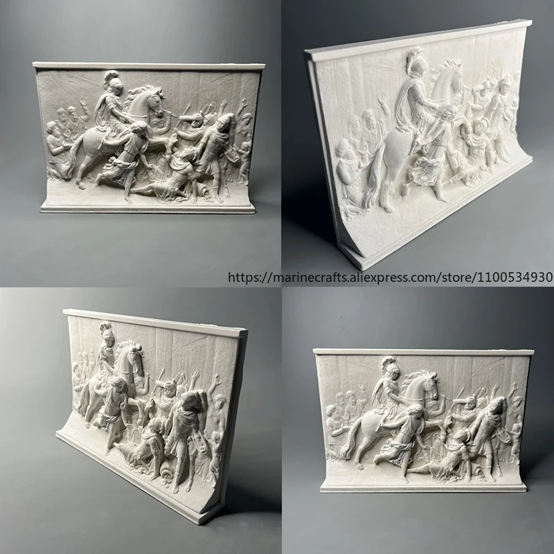 

Nordic Ins Retro Roman Relief Ornaments Figure Sculpture Art Plaster Image Home Three-dimensional Print