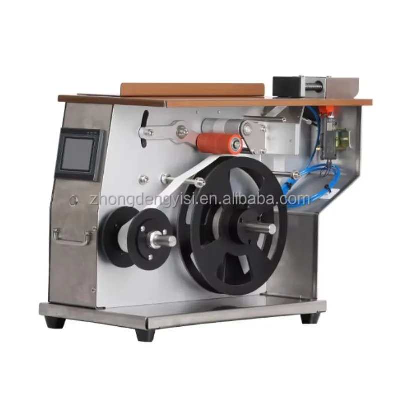 Semi-automatic Rectangular Sticker Self-Adhesive Sealer Corner Labeling Machine Carton Sealing Machine for Boxes Corner Packing