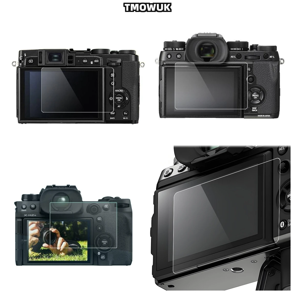 

For Fujifilm XA3 A5 A10 A20 XT1 XT2, Smooth Touch 9H Hardness LCD Screen Guard