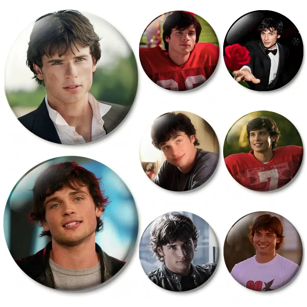 Tom W-Welling Laser Badge Applicable For Backpack Clothes Hats Decor Creative Accessories