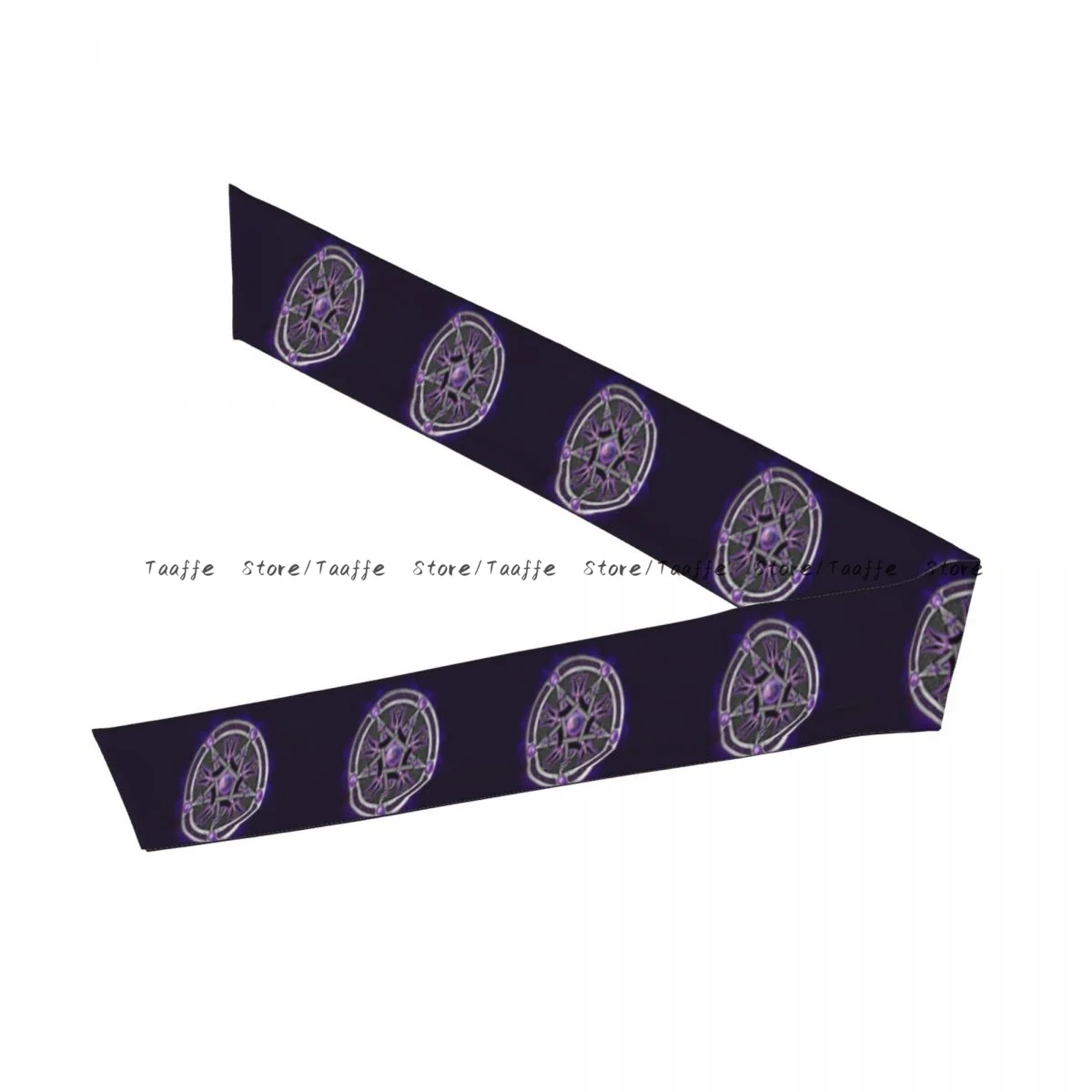 Head Tie Bandana Pagan Witches Pentacle Circle Head Scarf Wrap Outdoor Sports Sweatband