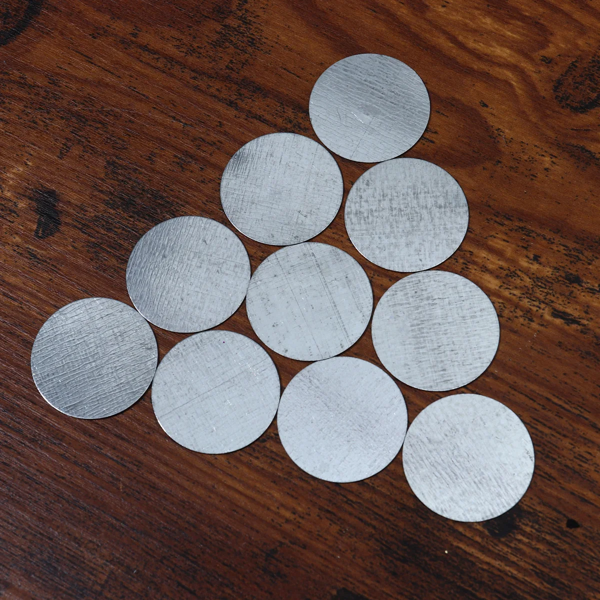 Plaques adhésives en fer, feuilles métalliques Double face pour fond de étui de maquillage, tampon décoratif antidérapant, longue durée, 100 pièces