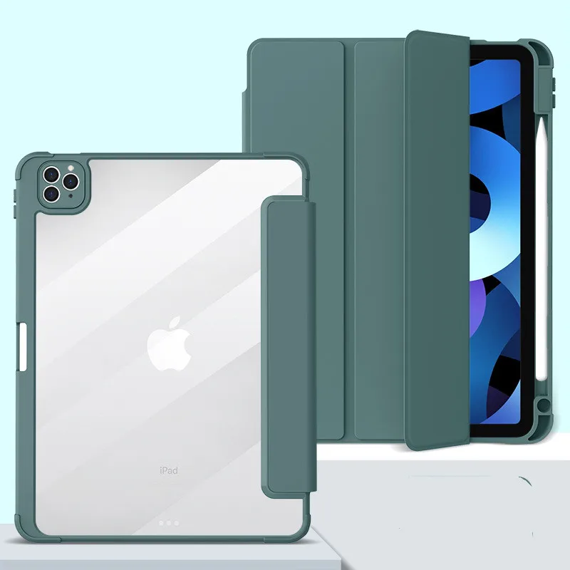 For IPad 10.2 9th 8th 10th Generation Case Acrylic Funda for IPad Air 2 1 3 4 5 IPad 9.7 2018 10.5 10.9 Pro 11 12.9 12 9 Mini 6