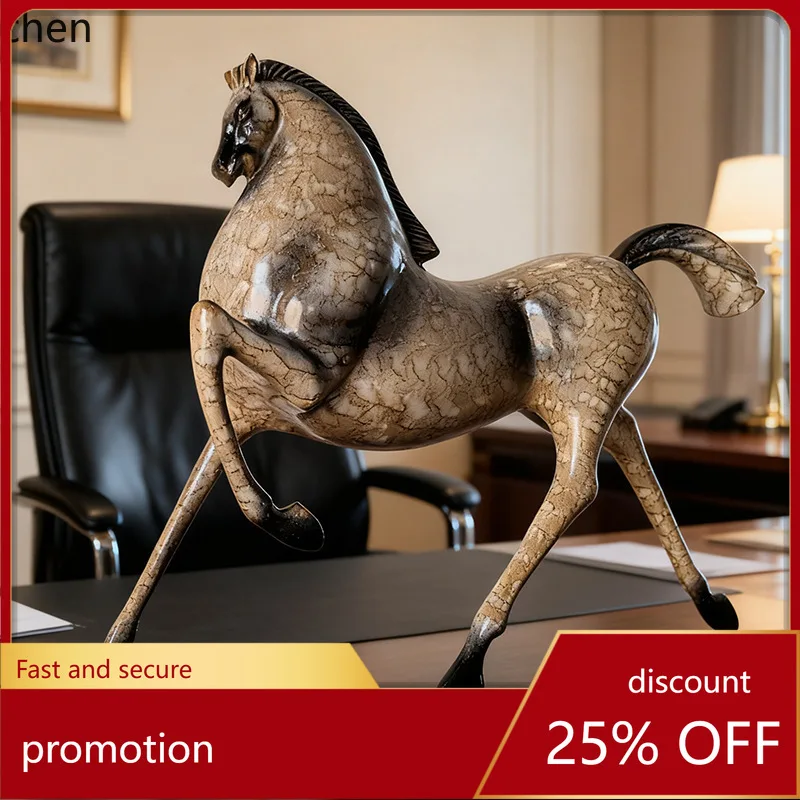 

Hxl desktop horse year ornament - decorative piece for study or office