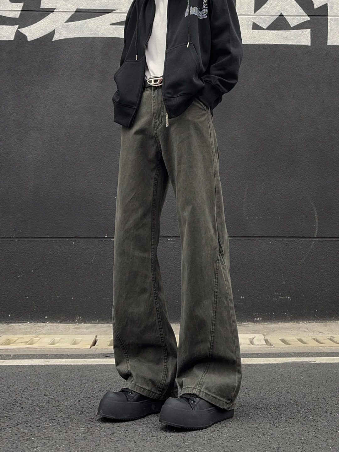 

Мужские повседневные джинсы Cleanfit American Sle из хлопка, модные весенне-осенние свободные прямые брюки, удобная посадка