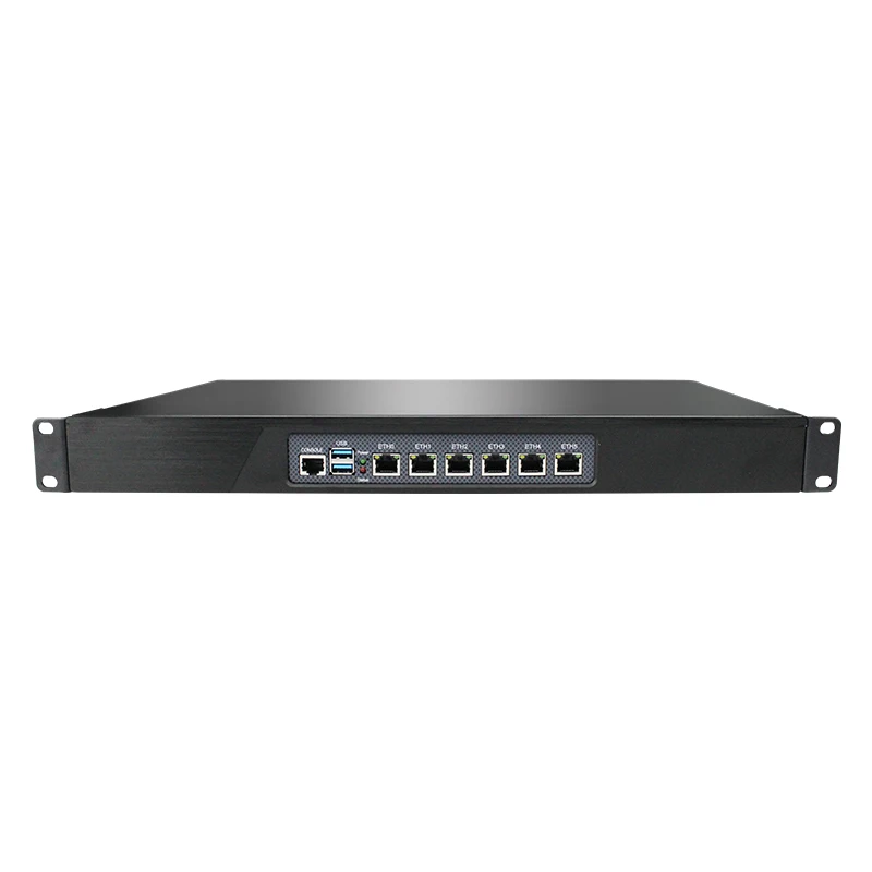 Imagem -02 - Rack Mount Network Appliance Intel Ivy Bridge Core i3 i5 i7 6lan Gigabit 2.5g Ethernet para Firewall 989 6l Ikuaios1u