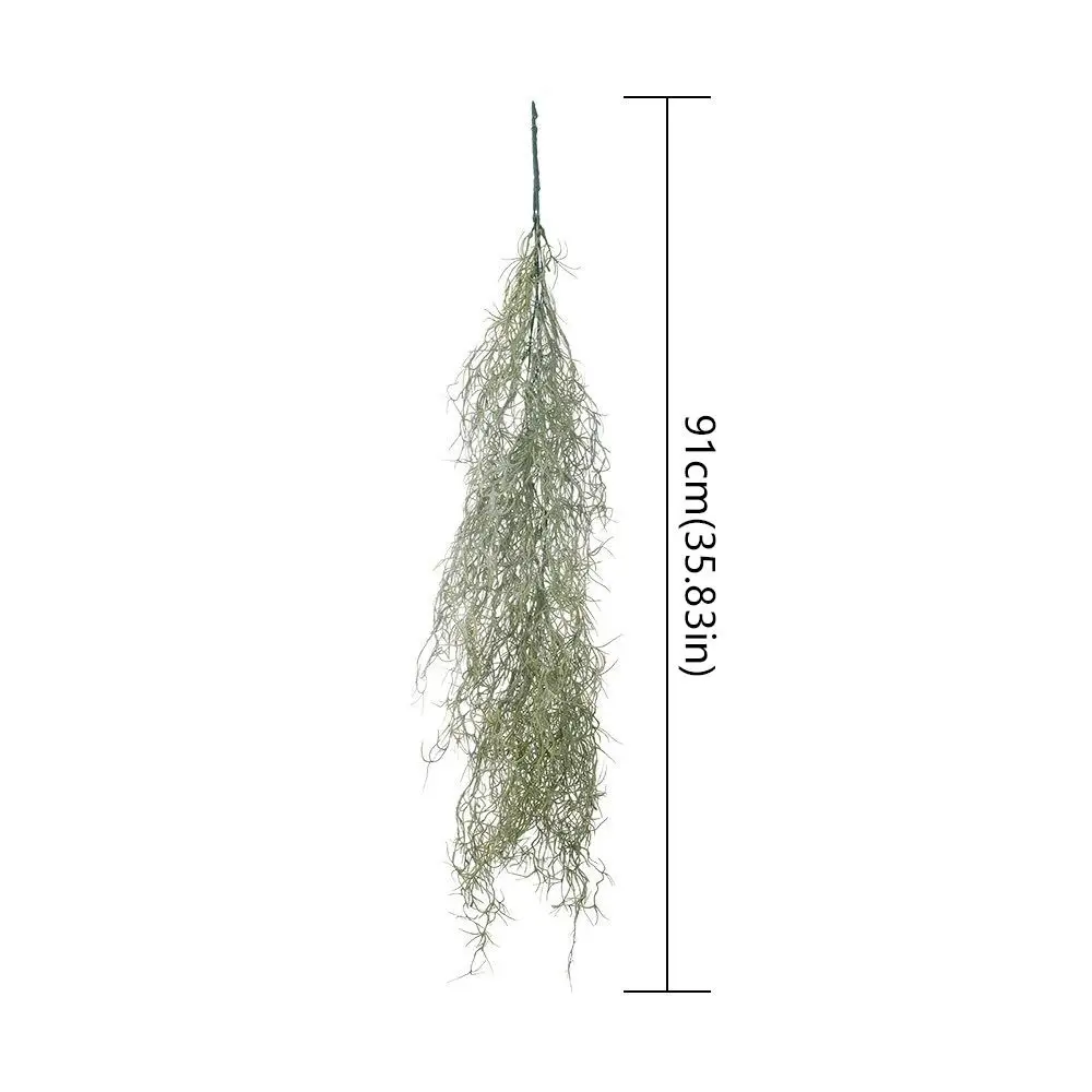 91cm Artificial Air Grass Green Plants Elegant Plastic Artificial Vine Grass Succulents Real Touch Handmade Ceiling Hanging Vine