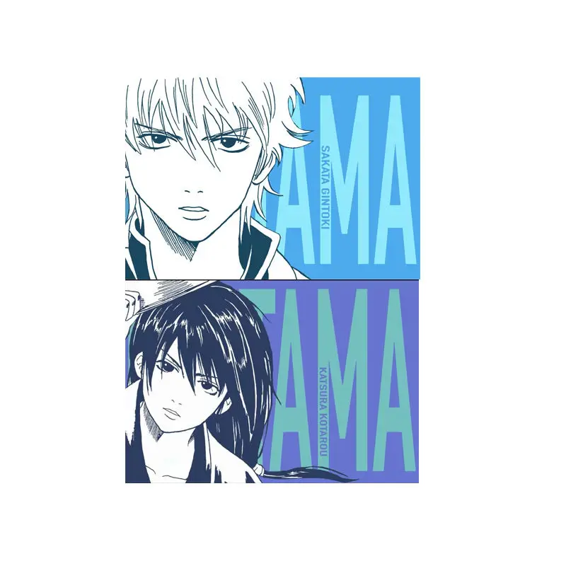 8 قطعة أنيمي جينتاما جينتوكي ساكاتا كاتسورا كوتارو تأثيري الكرتون بطاقة بريدية صور بطاقة حلية جمع هدية