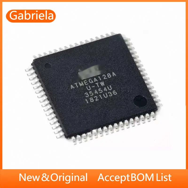 

2-5Pcs ATMEGA64A-AU ATMEGA64AU TQFP64 ATMEGA128A-AU ATMEGA128AU LQFP64 MCU Brand new original chips ic