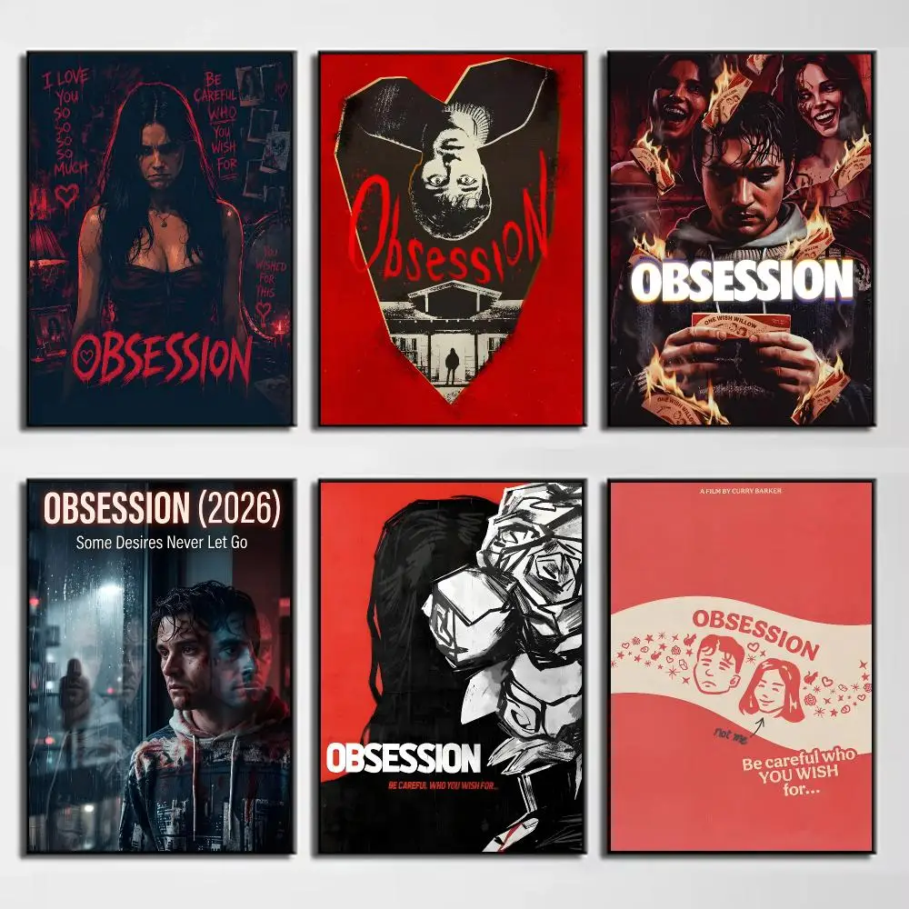 Intense Thriller Film O-Obsession Poster Wall Decor for Young Collectors, Indoor and Outdoor Decor