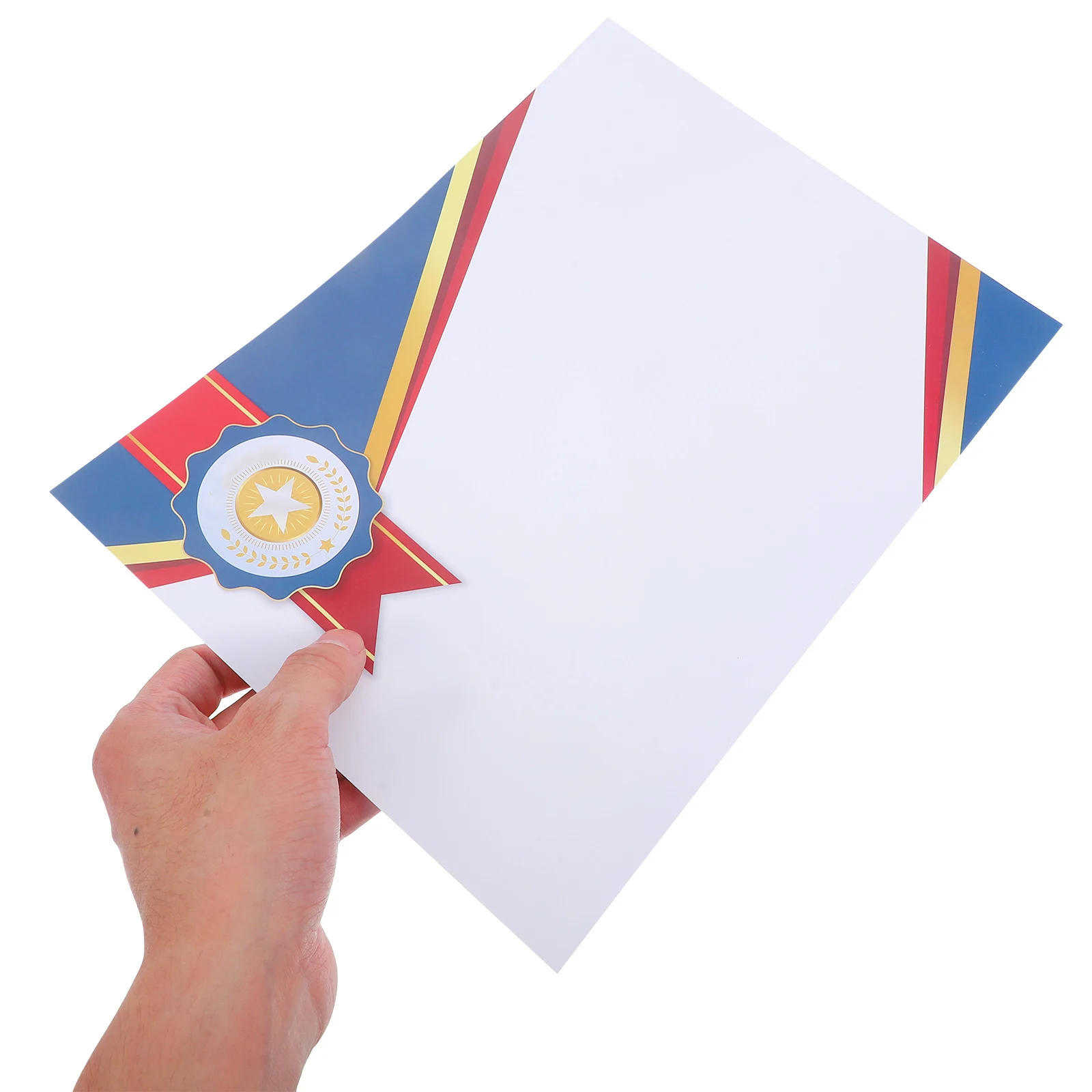 50 ورقة شهادة جائزة ورقة المواد المطلية لطباعة وثائق الدبلومات ورق شهادة تزيين مكتب المدرسة #1