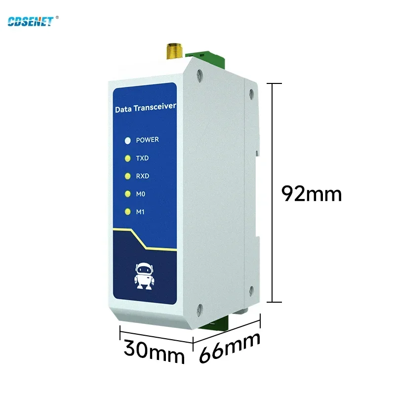 433MHz Wireless Digital Radio CDSENET E95-DTU(433C30-485) 30dbm 10KM Modbus Watchdog Din Rail Unlimited High-speed Transmission