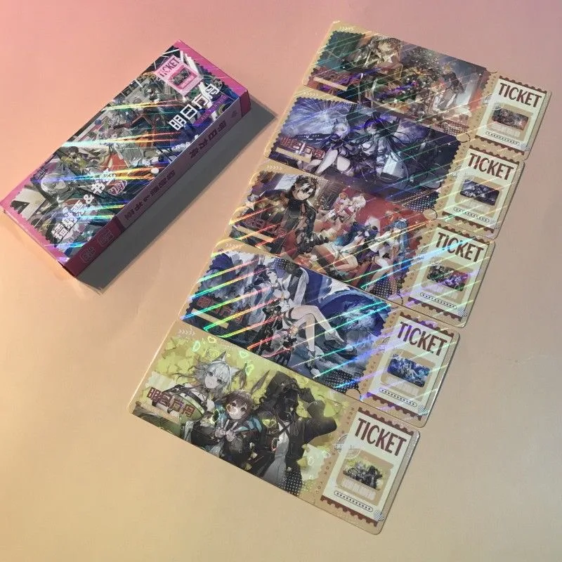 Длинная открытка Tomorrow's Ark, лазерная закладка для билетов, аниме, периферийные устройства, высокое разрешение, самопечатная открытка ЛОМО