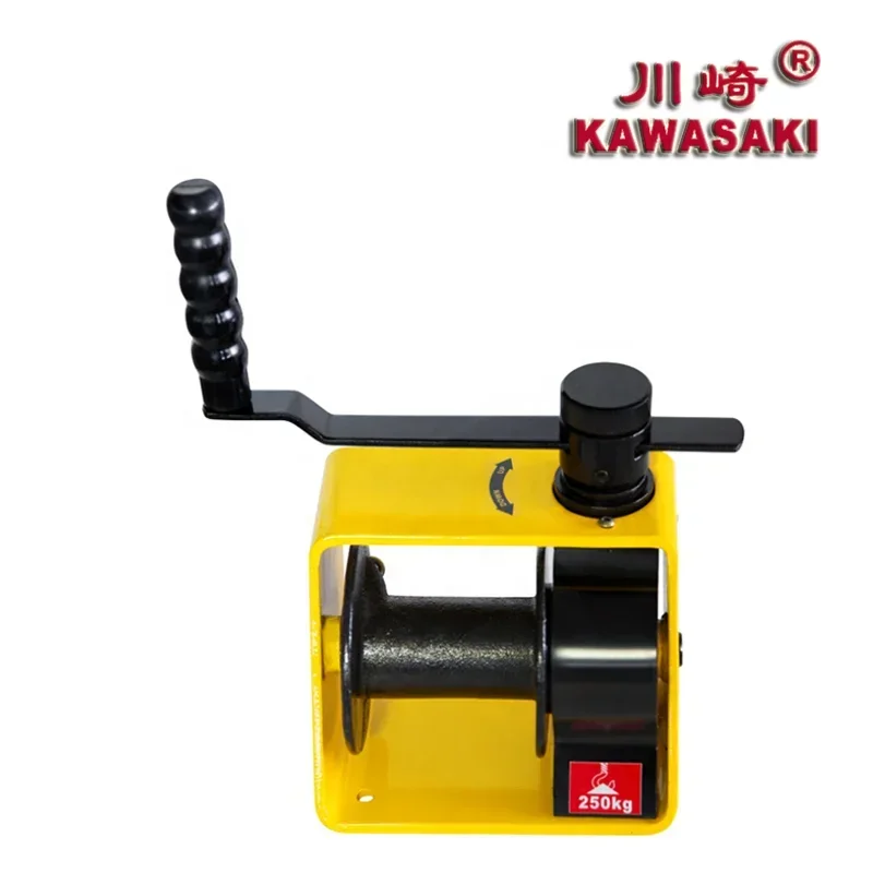

NEW hand winch small 0.25 T - 3 T stainless steel winch heavy duty hand wire rope winch