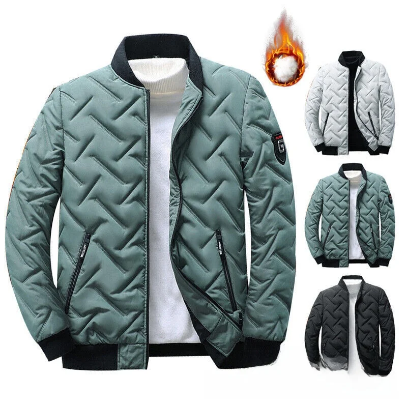 

Men's ort Lightweight Stand Collar Cotton Jaet Faionable Urban Sle Autumn Winter New Arrival Korean Version Coat