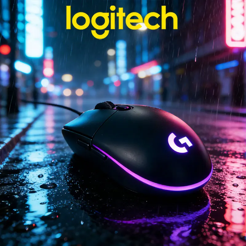 

Logitech G102 Легкая и проводная двухрежимная игровая мышь без задержки, гладкая и приятная игровая игра в интенсивных бит G402