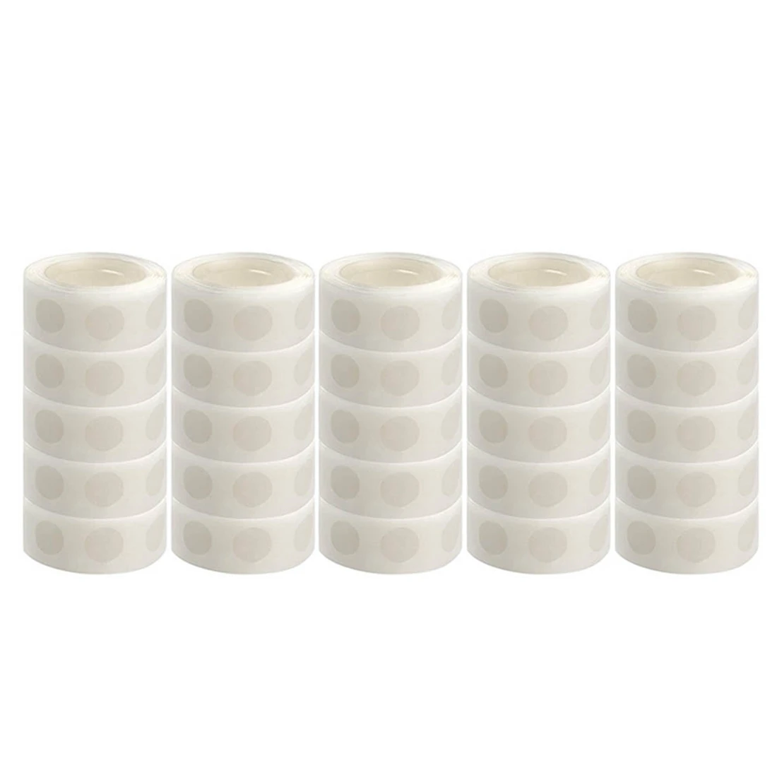 25 Rolls Glue Point Clear Balloon Glue Removable Adhesive Dots Double Sided Dots Glue Tape for Balloons Wedding Decors