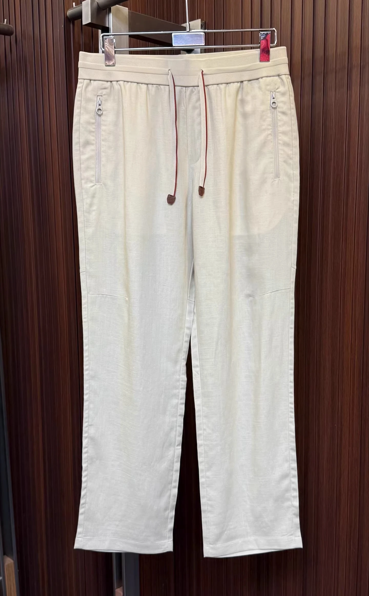 

Italian LP old money style 100% men's simple casual pants