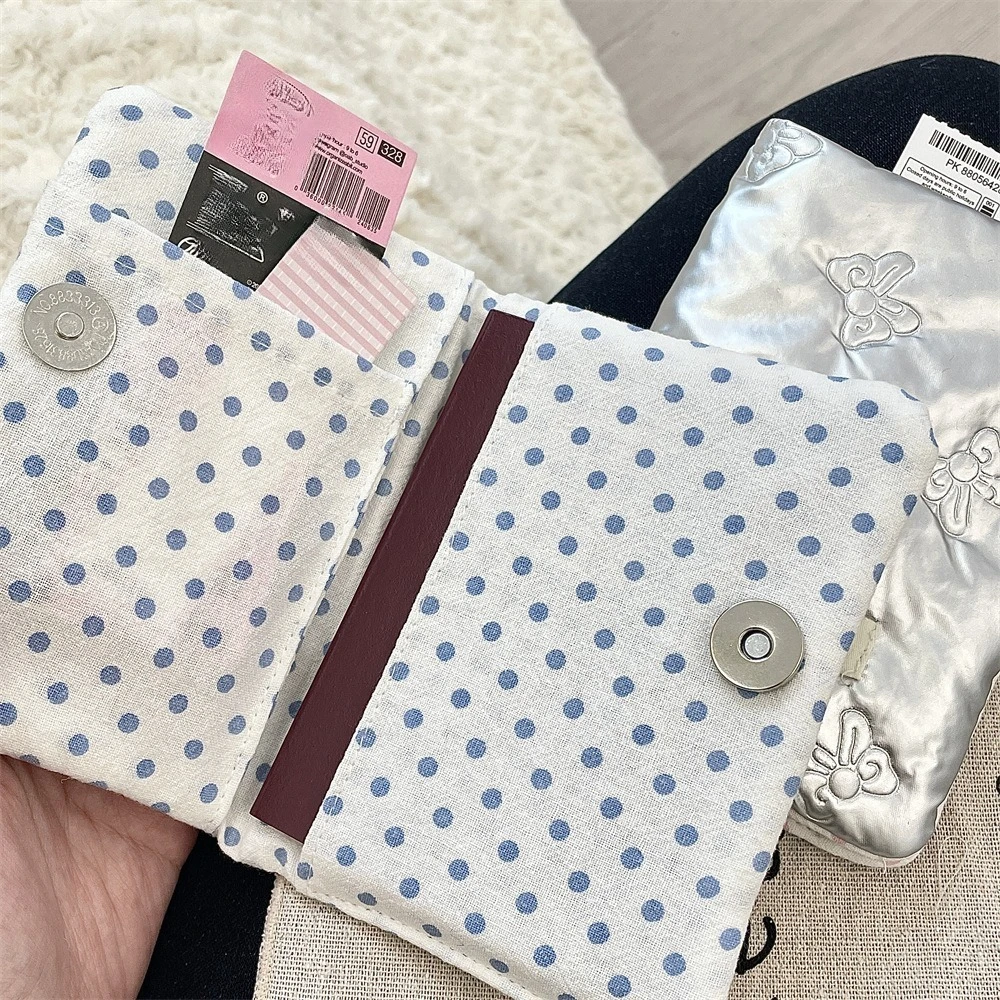 Korean Pink Silver Passport Cover PU Multi-function Women Men Waterproof Passport Bag Cute Bow Pattern Card Holder Wallet