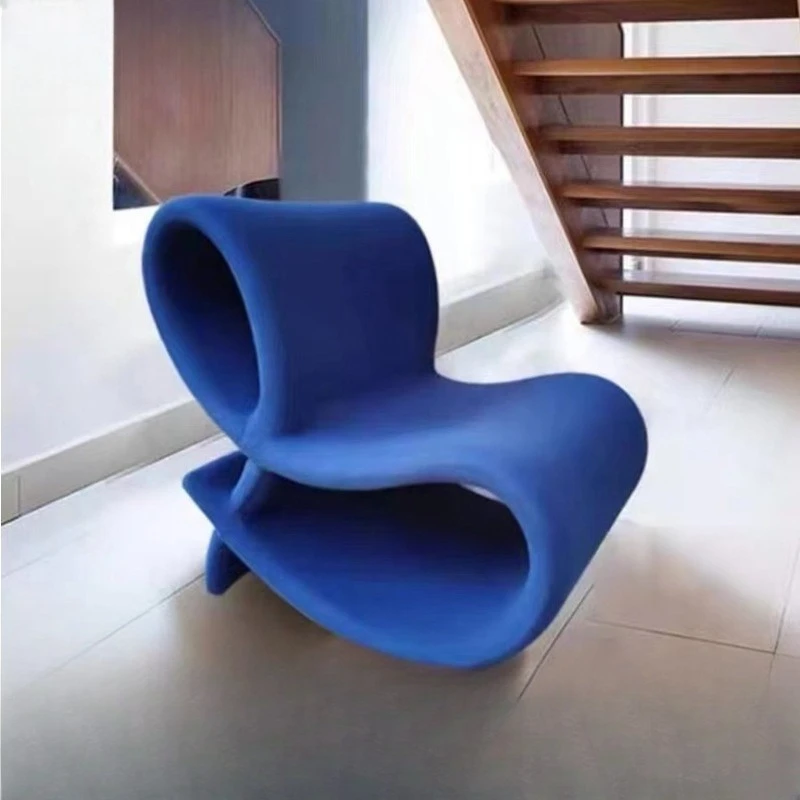 

Minimalist designer special-shaped fiberglass leisure chair, living room balcony single sofa chair