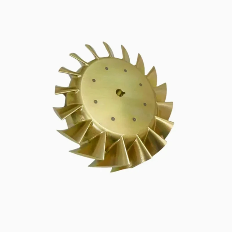 CNC machined brass, centrifugal ventilation fan blades, water hood equipment components, ventilation equipment accessories