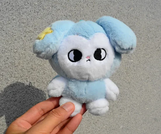 Skz Han Lee Know Plüsch-Schlüsselanhänger, Cartoon-Plüschpuppe, Weicher Anhänger zur Taschendekoration, Geschenk für Fans und Sammler – Detail 10