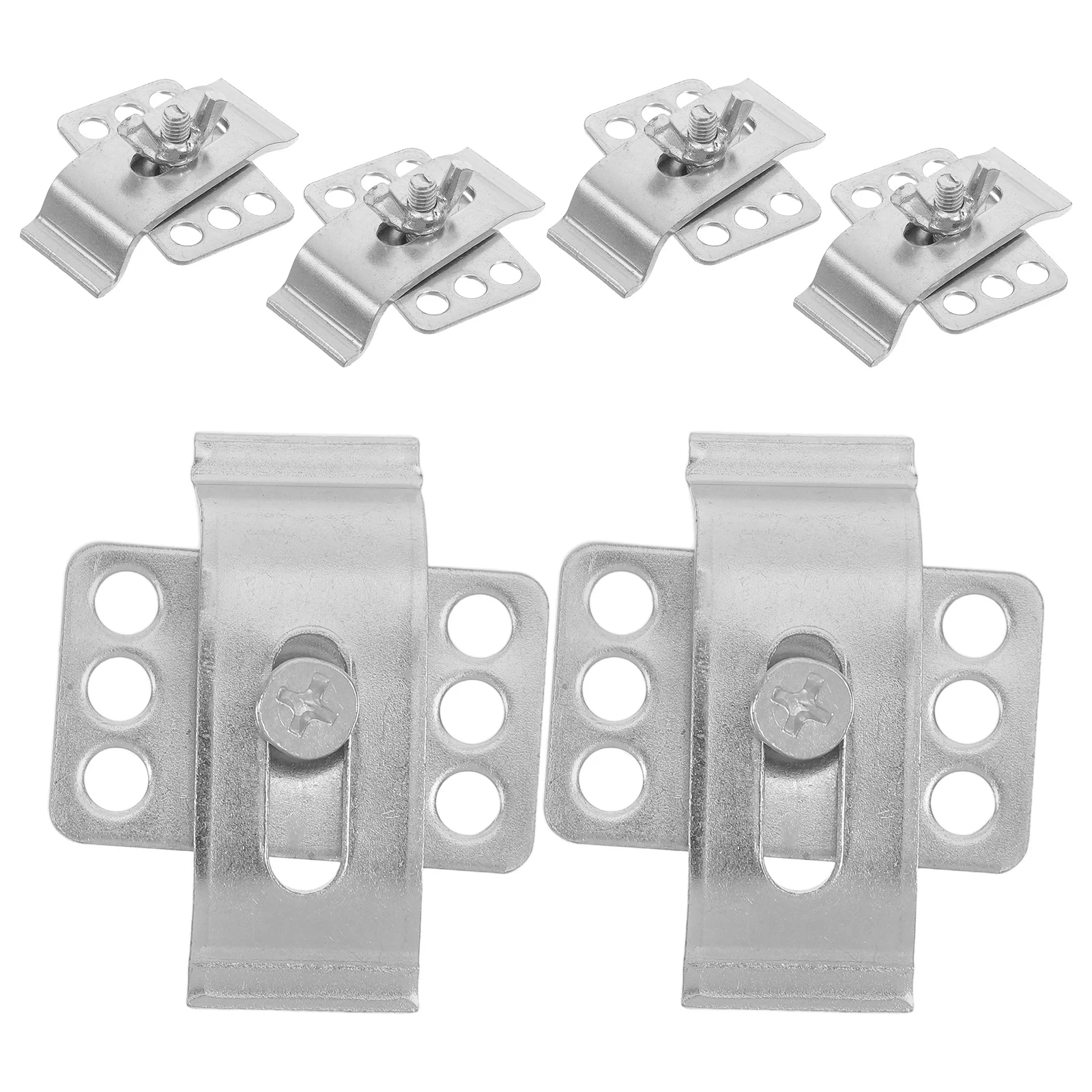 6pcs Sink Sink Mounting Clips Brackets Hardware Fasteners Heavy Duty Bathroom Kitchen Mounting Clips Accessories