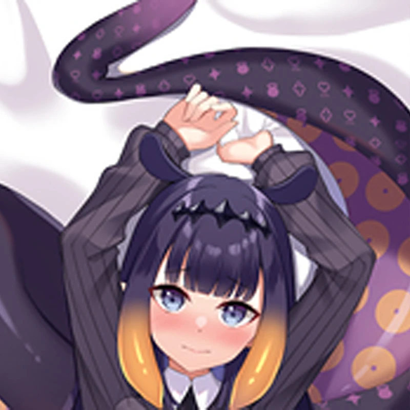 

New Pattern Anime Ninomae Ina'nis Dakimakura Hugging Body Pillow Cover Case double-sided printing‌