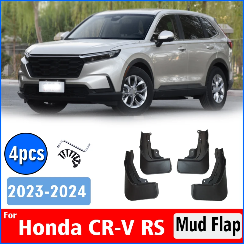 

2023 2024 FOR NEW Honda CRV CR-V RS Mud Flap Guards Splash Mudflaps Car Accessories Front Rear 4pcs Mudguard Fender