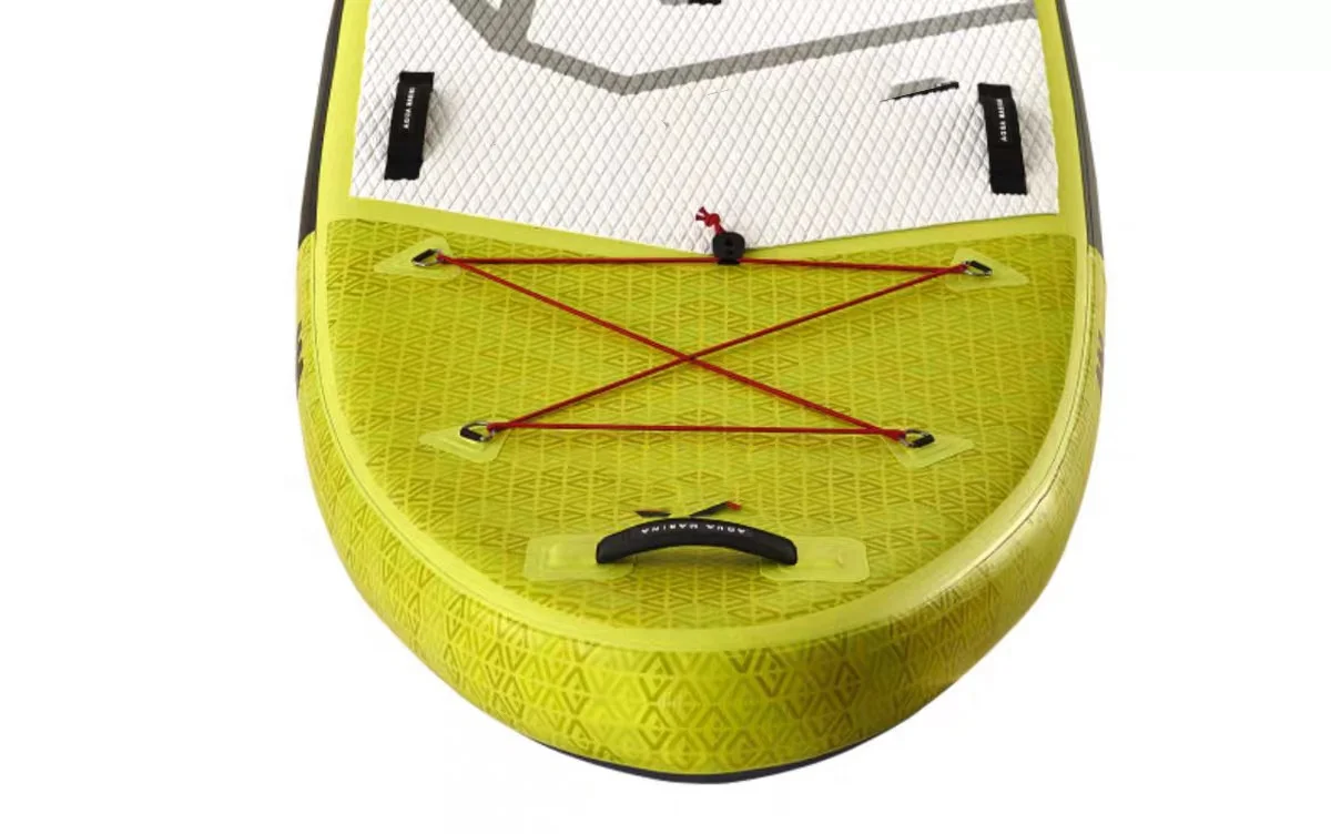 لوح ركوب الأمواج Aqua Marina Sport Yacht قابل للنفخ على لوح ركوب الأمواج، لوح مجداف ثابت للانجراف للأنشطة الخارجية