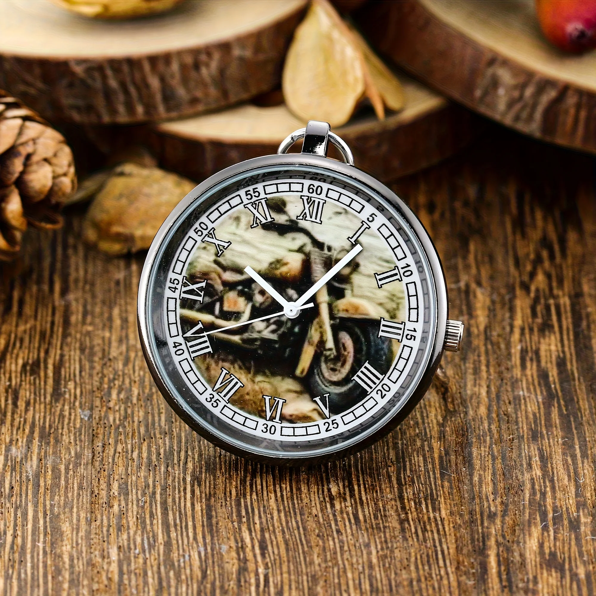 Motorcycle dial, car dial, large number clear watch, keychain hanging watch, quartz watch, pocket watch, small hanging watch