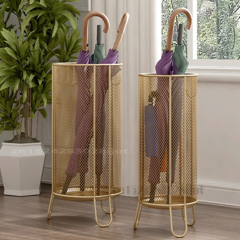 Iron Umbrella Storage Rack, Household and Hotel Use, Commercial Rain Gear Stand, 20x20x52cm, Umbrella Rack